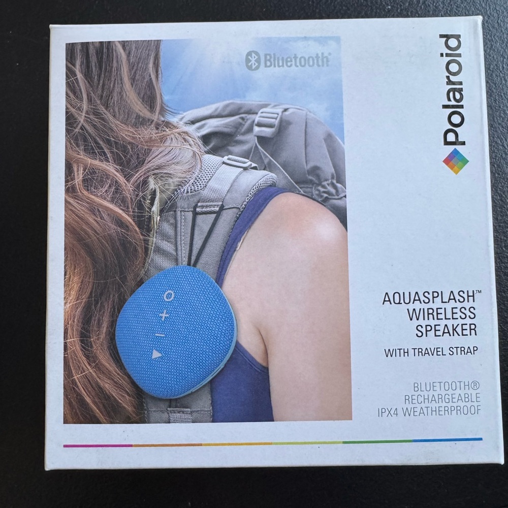 Polaroid AquaSplash Blue Portable Speaker